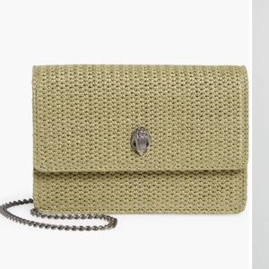 New Kurt Geiger Pastel Green Extra Mini Shoreditch Crossbody Bag